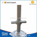 Adjustable q235 metal screw jack for scaffolding